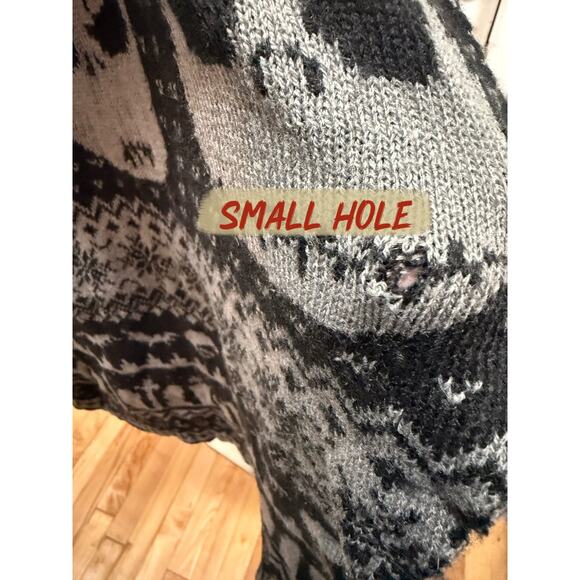 Torrid 3 (3X) Disney Nightmare Christmas Jack Fair Isle Open Cardigan Sweater - Picture 2 of 8